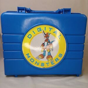 Vintage Digimon Digital Monsters Carrying Case for Cards and Figures Board Game